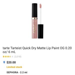 NEW in box, tarte lip paint in salty